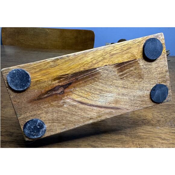 Journeys East Metal & Wood Elephant Chime Table Decor - Picture 6 of 6